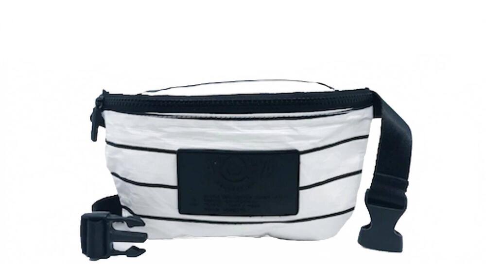 NEW ALOHA COLLECTION women's hip pack bag in striped